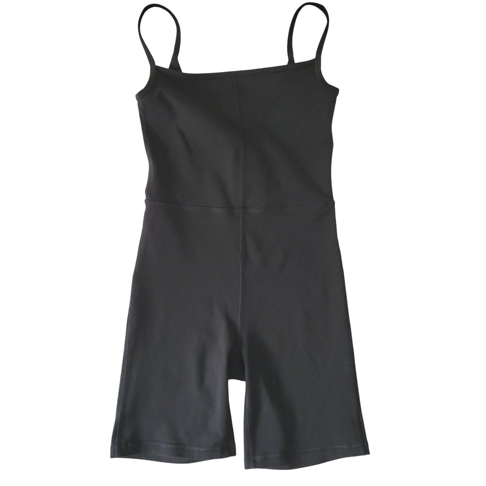 Aritzia Wilfred Free Freestyle 7" Romper Womens XS Black Bodysuit 82558
